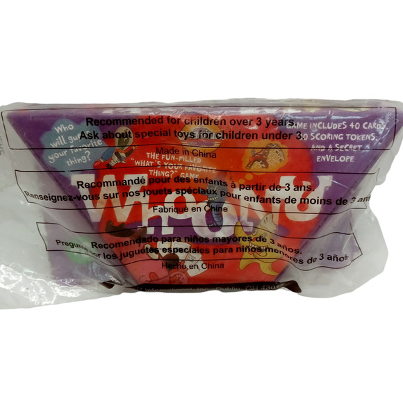 Wendys Kids Meal Cranium Family Game What's Your Favorite Thing 2000s Toy - Picture 2 of 7